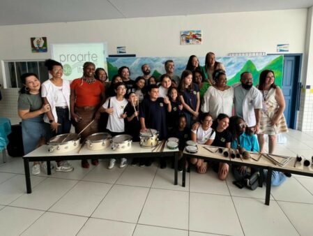 Conselho Estadual das Populações Afrodescendentes de Santa Catarina visita escola de Itajaí