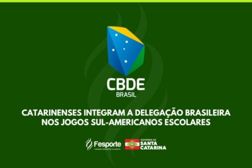 Catarinenses integram delegação brasileira nos Jogos Sul-Americanos Escolares