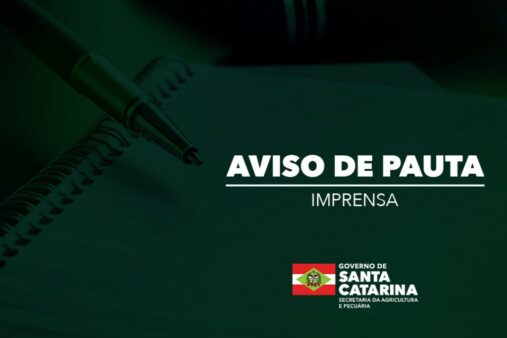 AVISO DE PAUTA: Governo do Estado entrega nesta terça-feira equipamentos agrícolas para região de Chapecó