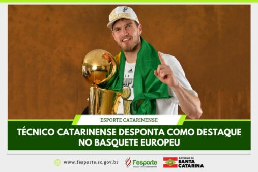 Técnico catarinense Tiago Splitter se destaca na elite do basquete europeu