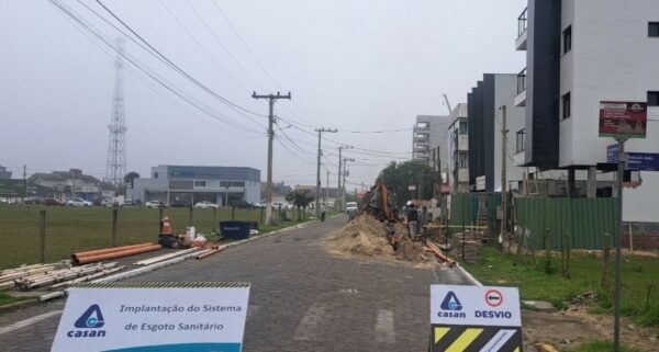 Casan anuncia cronograma da implantação de rede coletora em Passo de Torres