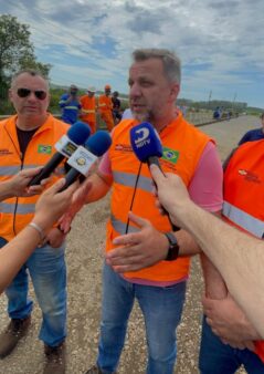 Infraestrutura estadual libera trânsito na ponte entre São João do Sul e Praia Grande