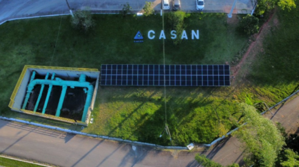 ETA Cubatão é a primeira unidade da Casan a contar com energia renovável