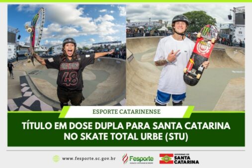 Santa  Catarina  termina temporada do Skate Total Urbe  com dois títulos nacionais