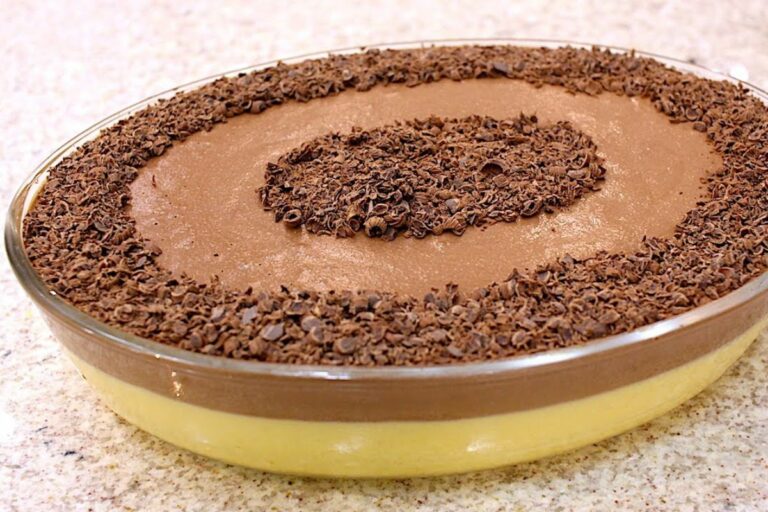 Delicioso Mousse de Maracujá com Chocolate