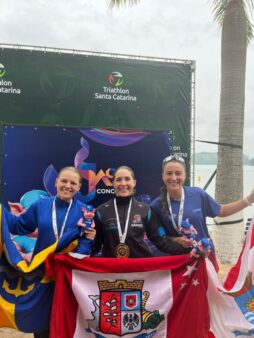 Triathlon dos Jogos Abertos de Santa Catarina realiza competições no município de Itá