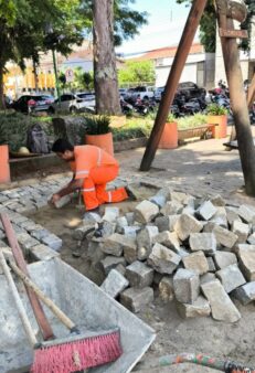 Obras de Camboriú atua com diversas frentes de trabalho