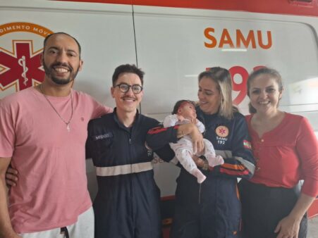 SAMU socorre bebê engasgado e alerta para a importância de saber agir nessas situações