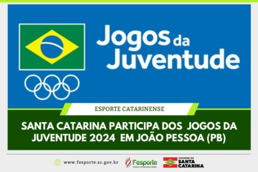 Delegação de Santa Catarina compete nos Jogos da Juventude 2024