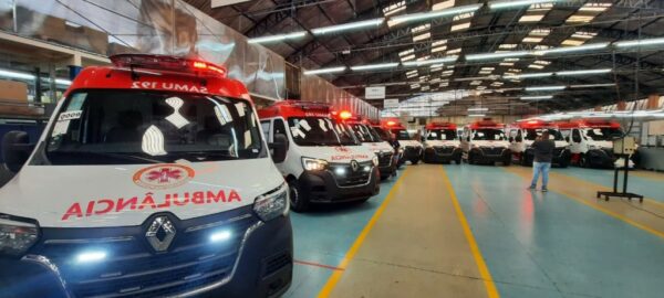 Saúde Estadual reforça qualidade no atendimento com a entrega de 25 novas ambulâncias do SAMU aos municípios