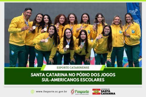 Colégio Santa Rosa de Lima de Lages é medalha de bronze nos Jogos Sul-Americanos Escolares na Colômbia