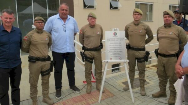 Nova sede da terceira Companhia do 13º Batalhão de Polícia Militar é inaugurada em Taió