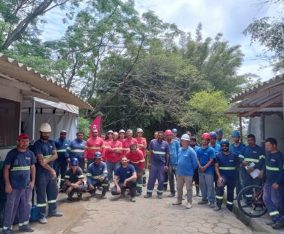 Casan promove diálogo com trabalhadores sobre resíduos orgânicos na ETE João Paulo