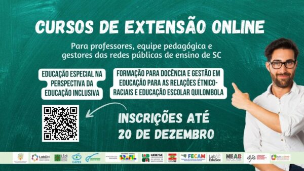 Udesc recebe inscrições para dois cursos EAD voltados a professores e gestores da educação