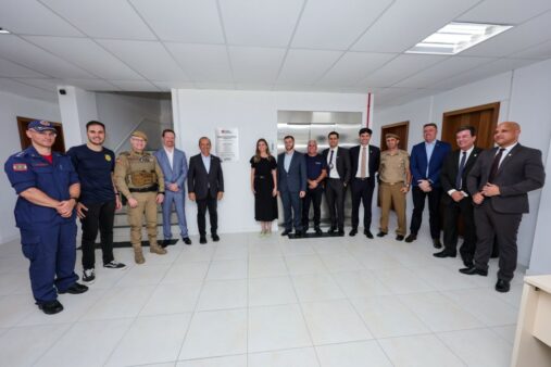 Jorginho Mello inaugura nova unidade da Polícia Científica no Bairro João Paulo em Florianópolis