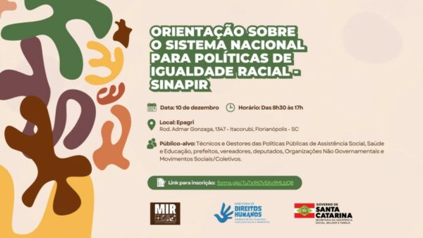 Sistema Nacional de Promoção da Igualdade Racial é tema de orientação para os municípios