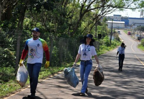 Chapecó recebe novo mutirão de limpeza no Lajeado São José