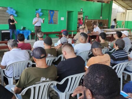 Saúde de Camboriú promove evento sobre a prevenção ao câncer de próstata na Secretaria de Obras