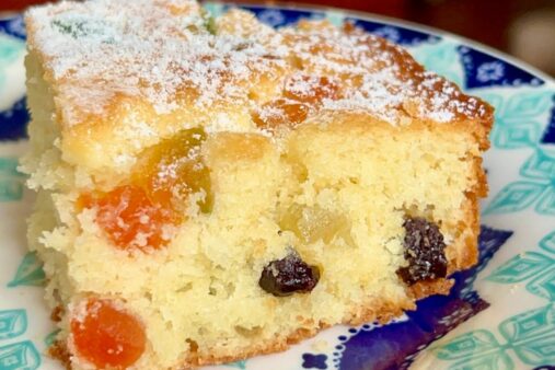 Receita  de Bolo de Frutas para o Natal