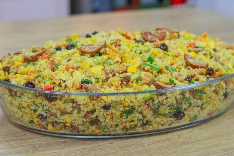 Farofa Natalina de Arroz: Um Toque Especial