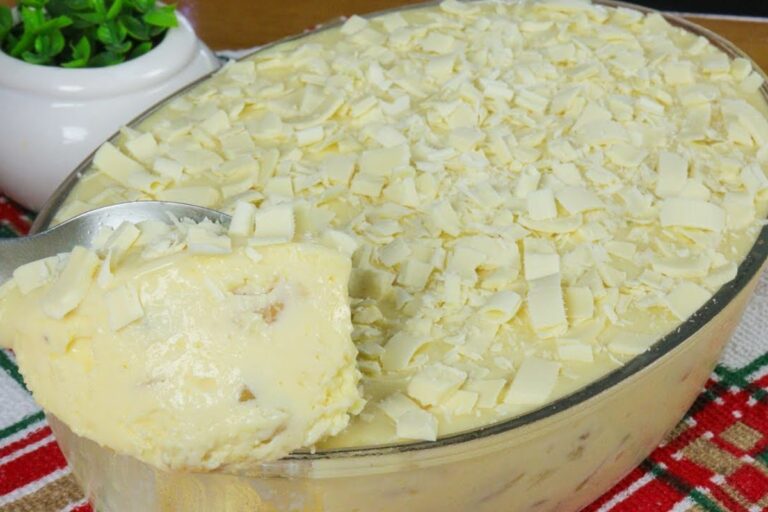 Gelado de Abacaxi com Chocolate Branco