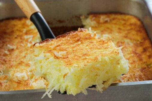 Bolo de Coco Sem Trigo; Super Macio e Molhadinho