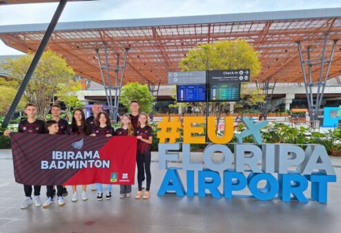 Atletas da Udesc Alto Vale embarcam para o Chile para representar o Brasil no Campeonato Sul-Americano de Badminton