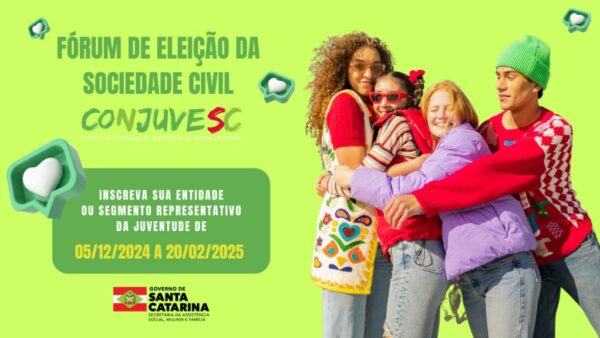 Representantes da sociedade civil podem se inscrever para compor o Conselho Estadual da Juventude de SC