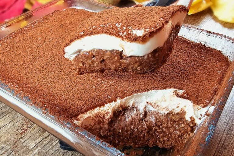 Tiramisu Saudável – Sem Cozimento, Sem Açúcar e Sem Farinha