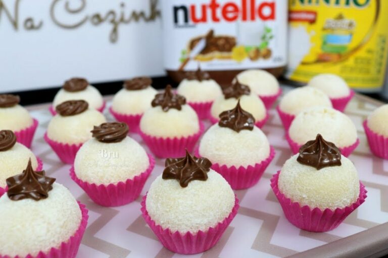 Brigadeiro de Leite Ninho com Nutella