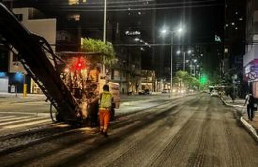 Reperfilagem asfáltica da Terceira Avenida é iniciada
