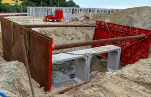 Obra da macrodrenagem avança com testes no solo e rebaixamento do lençol freático