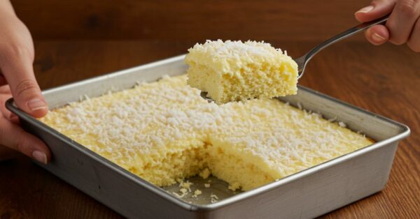 Bolo Gelado de Coco com Leite Condensado – Cremoso e Irresistível