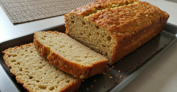 Pão de Aveia com Queijo Sem Glúten e Sem Lactose – Fácil e Molhadinho