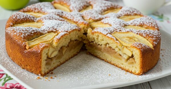 Bolo de Maçã com Toque de Canela: Macio, Frutado e Irresistível