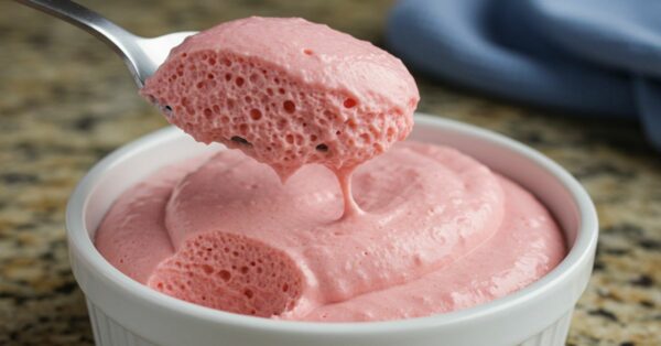 Mousse de Morango Cremosa e Aerada