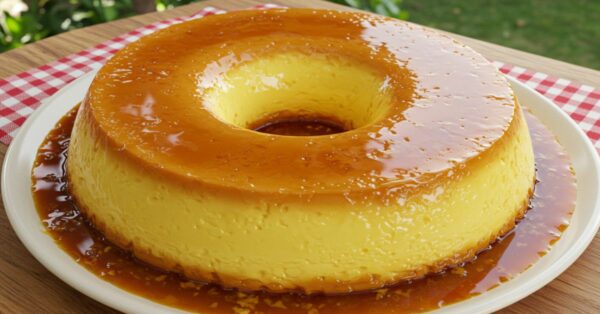 Pudim 4 Leites Sem Forno e Sem Gelatina