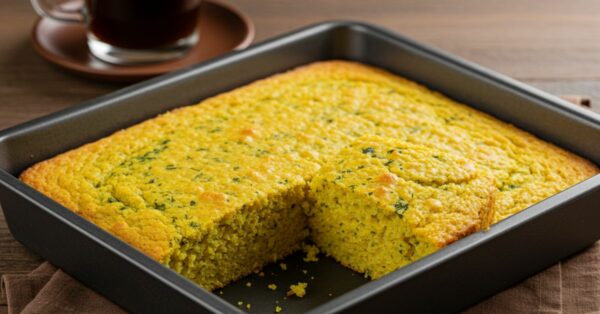 Bolo Salgado de Milho com Cheiro-verde