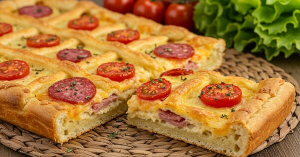 Pizza Caseira de Assadeira com Massa Macia e Cobertura Generosa