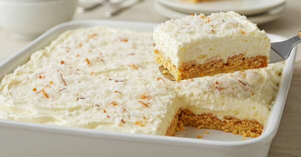 Torta Gelada de Coco com Biscoito Maizena