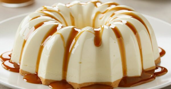 Pudim de Gelatina com Calda de Goiabada: Leve e super fácil de fazer