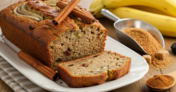 Bolo de Banana com Aveia e Canela: Opção Saudável