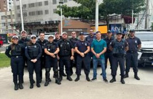 Guardas de Trânsito de Brusque realizam estágio operacional em Balneário Camboriú