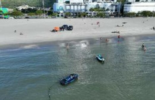 Meio Ambiente e Segurança iniciam ação de fiscalização e conscientização de embarcações durante a pesca da tainha