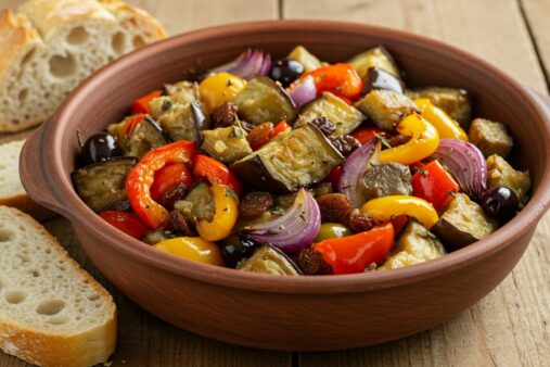 Caponata de Berinjela no Forno: Simples, Saborosa e Versátil