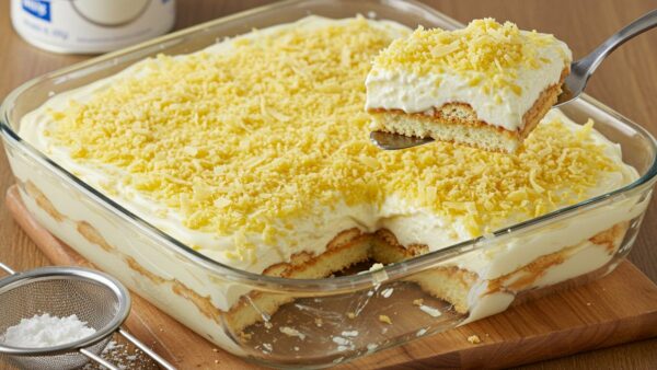 Pavê de Leite Ninho Simples e Bem Cremoso