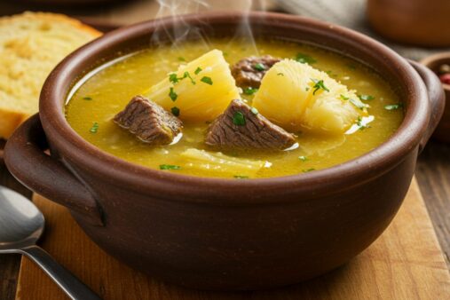 Sopa de Mandioca com Carne: Cremosa, Saborosa e Muito Caseira