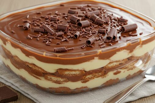 Pavê de Chocolate Cremoso – Fácil, Rápido e Irresistível