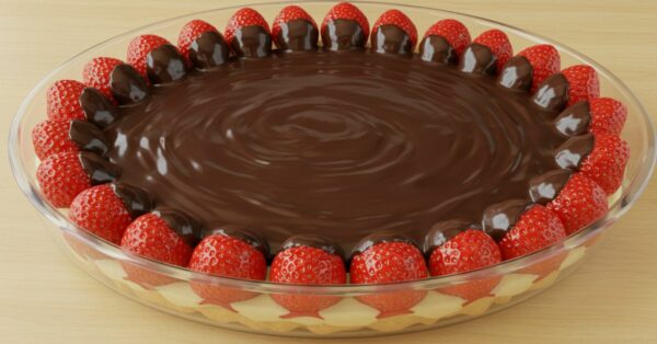 Bombom de Morango na Travessa: Sobremesa Cremosa e Irresistível para Qualquer Ocasião