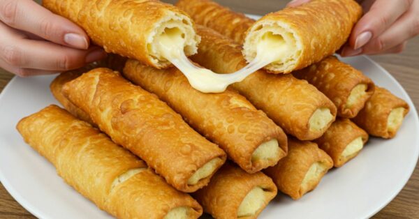 Cigarrete de Queijo: O Petisco Dourado e Crocante que é Sucesso Garantido